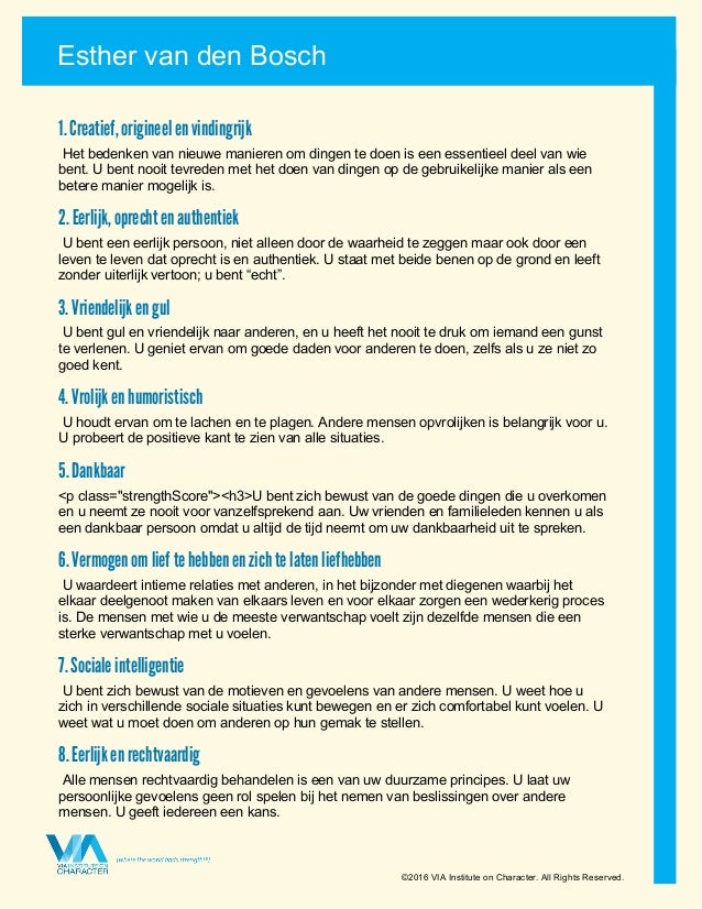 3 goede eigenschappen 3 goede eigenschappen